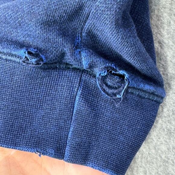 Derek Rose Hoodie Women’s Medium Blue Sweatshirt - Picture 7 of 9